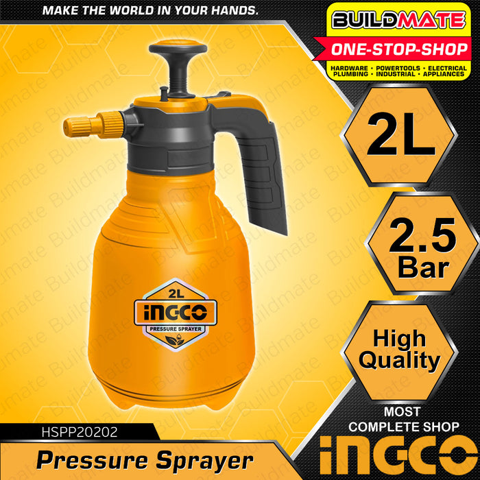 BUILDMATE Ingco 2L Pressure Sprayer Washer Disinfectant Agriculture Spray Handheld Garden Spray IHT