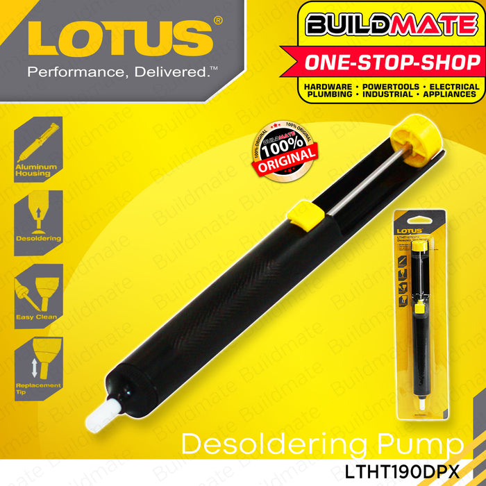 LOTUS Desoldering Pump LDPP12 •BUILDMATE• LHT LUTOS