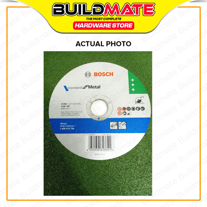 BUILDMATE Bosch 14 Inch Cut off Wheel Chop Saw Disc Blade Abrasive Disc Metal Cutting 2608619766 BAX