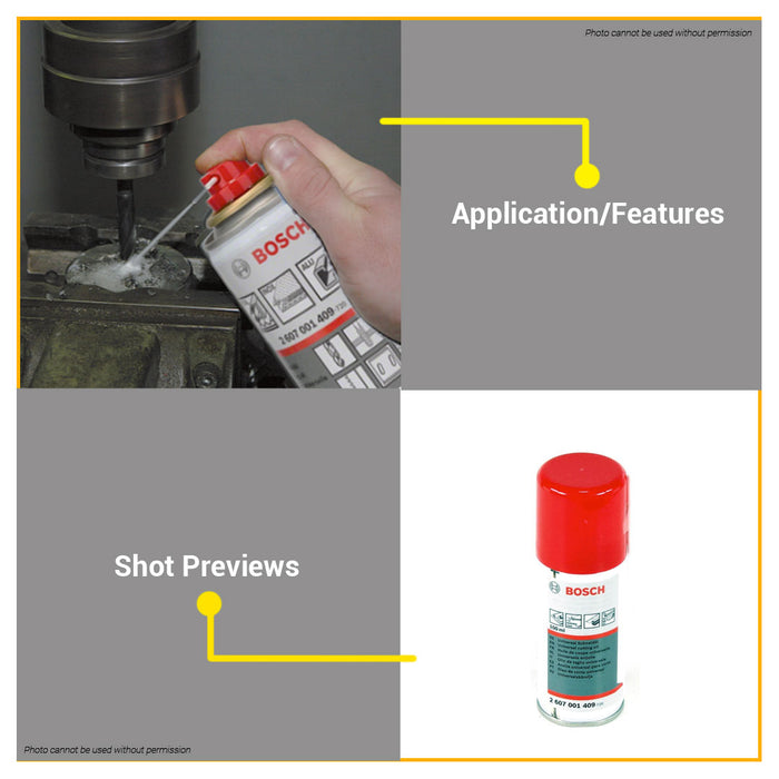 BUILDMATE Bosch 100ml Universal Cutting Oil for Metal Mitre Saw & Handheld Dry Cutter 2607001409 BAX