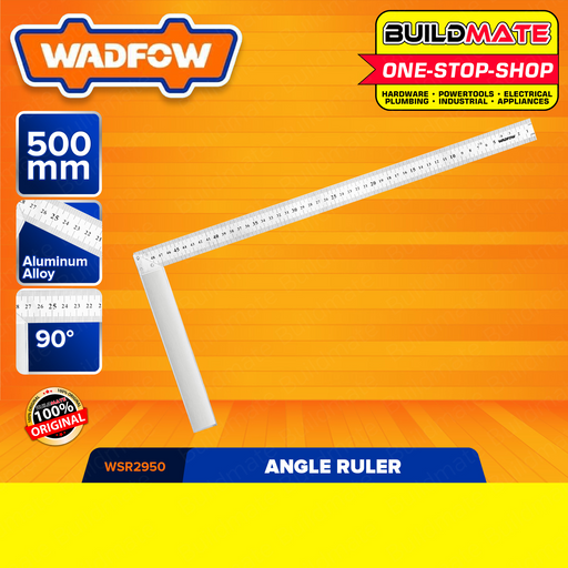WADFOW Angle Square 500mm Measuring Tool L-Ruler L-Square