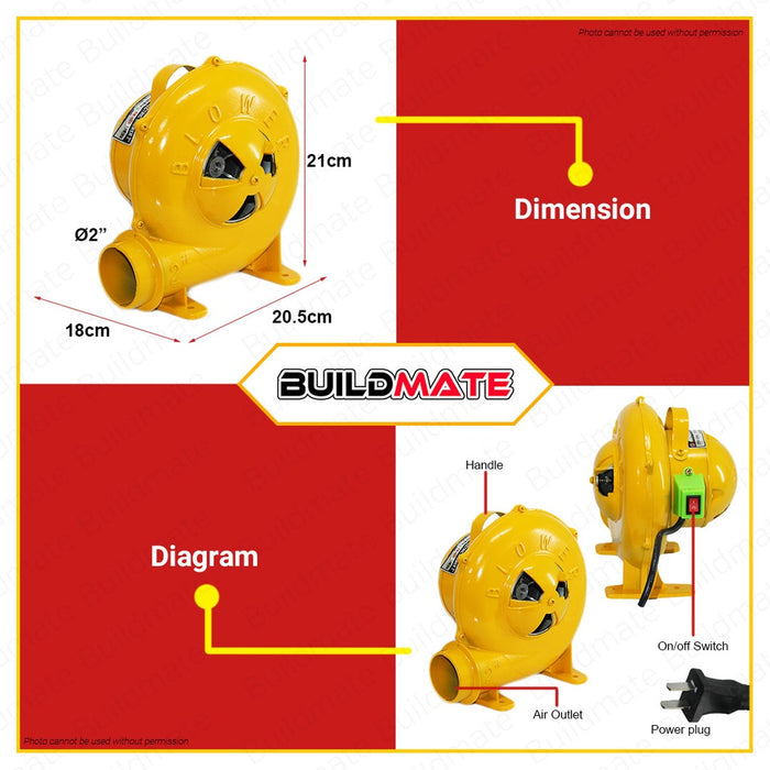 CRESTON Electric Blower INDUSTRIAL 2" 2 1/2" 3" SOLD PER PIECE •BUILDMATE•