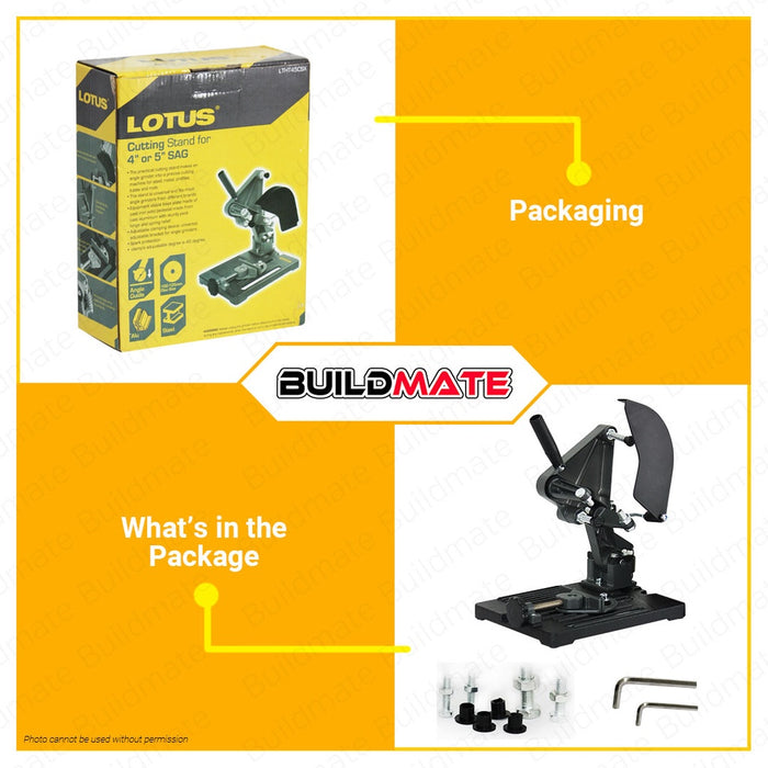 LOTUS Cutting Grinder Stand for 4" or 5" SAG LTHT45CSX •BUILDMATE• LHT