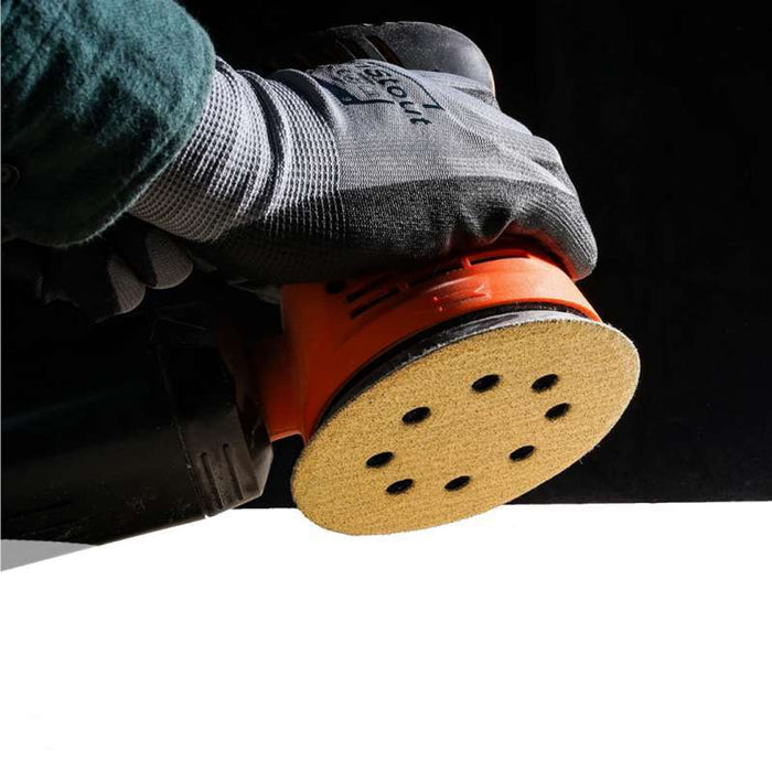 BUILDMATE Bosch 125mm 8 Holes C411 Velcro Sanding Discs Standard for Wood & Paint Orbital Sander BAX