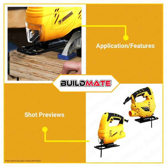 BUILDMATE Powerhouse Jigsaw Jigs Saw 550W | 750W  | 800W Wood Cutter Woodworking Cutting Pull Hand Variable Speed for Wood Metal DIY PH-BK6005 | PH-BK6006 | PH-JS65-800PRO • PHPT