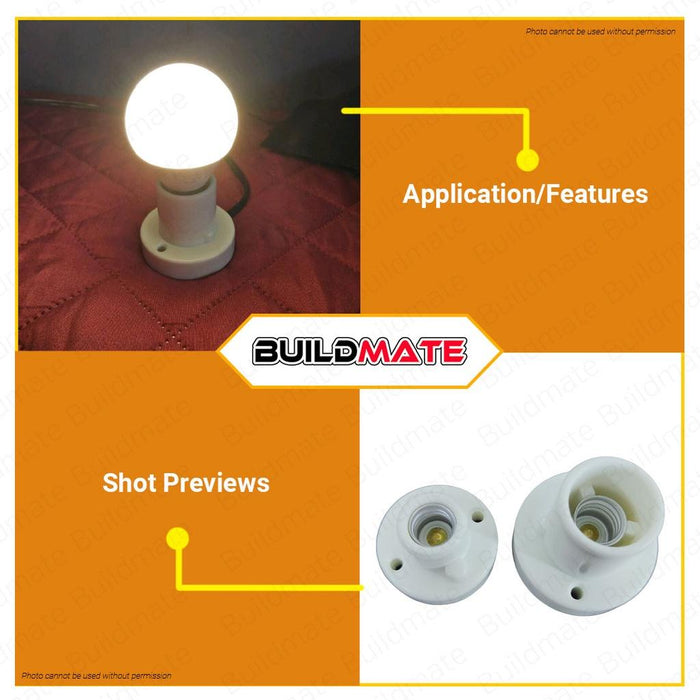 [WHOLESALE] BUILDMATE Omni 24pcs Candelabra Socket E12 / E14 Receptacle Ceiling Fixture Light Bulb Holder Socket SOLD PER SET