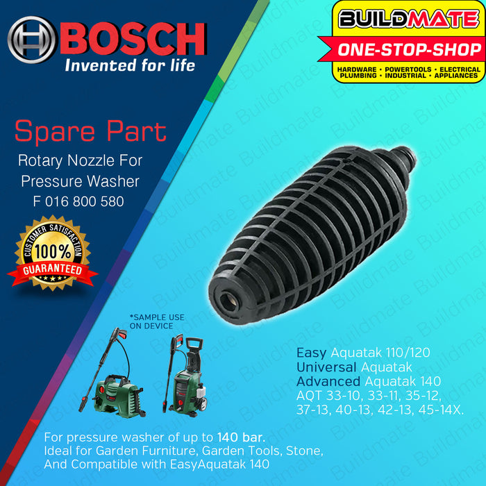 BUILDMATE Bosch Rotary Nozzle Spare Part for Pressure Washer High-Speed Rotating Jet Nozzle - AQT