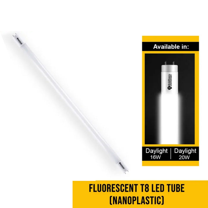 LIGHTHOUSE Fluorescent T8 LED Tube NANOPLASTIC 6500K 16W  | 20W SOLD PER PIECE •BUILDMATE• PHLH