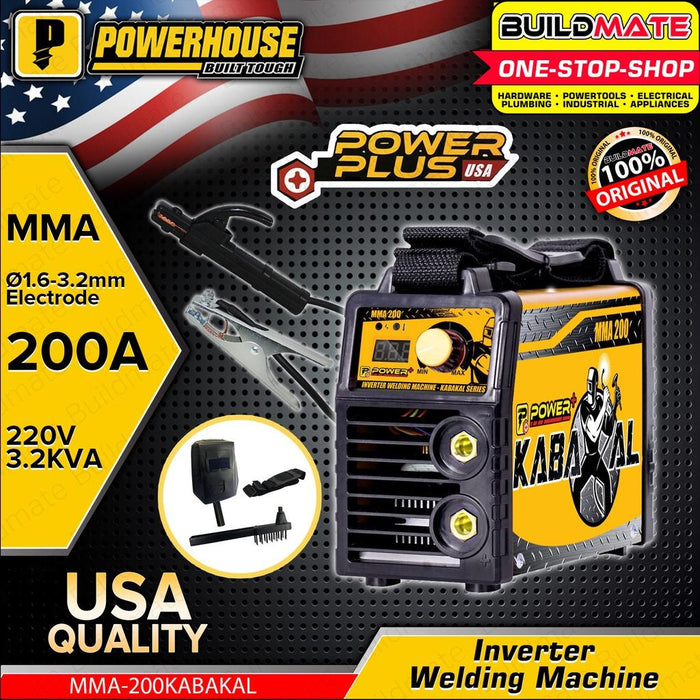 POWERHOUSE KABAKAL 200A Inverter Portable Welding Machine ARC STICK MMA200KBKL IGBT •BUILDMATE• PHWM