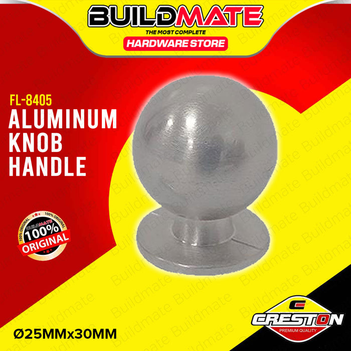 BUILDMATE Creston Aluminum Knob Handle Ø25mm Cabinet Drawer Door Knob Handles SOLD PER PIECE FL-8405 / FL-8418