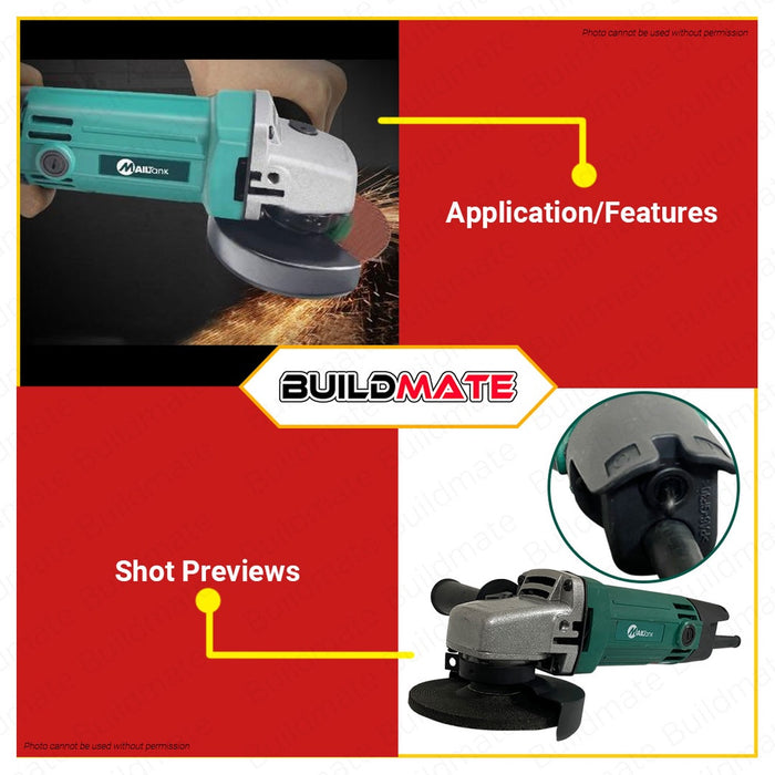 MAILTANK Angle Grinder 600W 100mm Cutting Grinder Electric Grinder Polishing SH01 | SH05 •BUILDMATE•