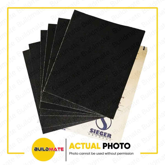 [WHOLESALE] BUILDMATE Sieger Germany 100pcs Sand Paper Grit 60 - 1000 Abrasive Sandpaper Sheets Finishing Sanding paper