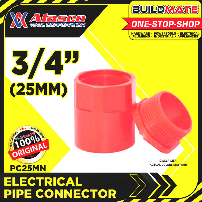 ALASCO 25mm Electrical PVC Pipe Connector 3/4" High Quality Conduit Fitting •BUILDMATE•