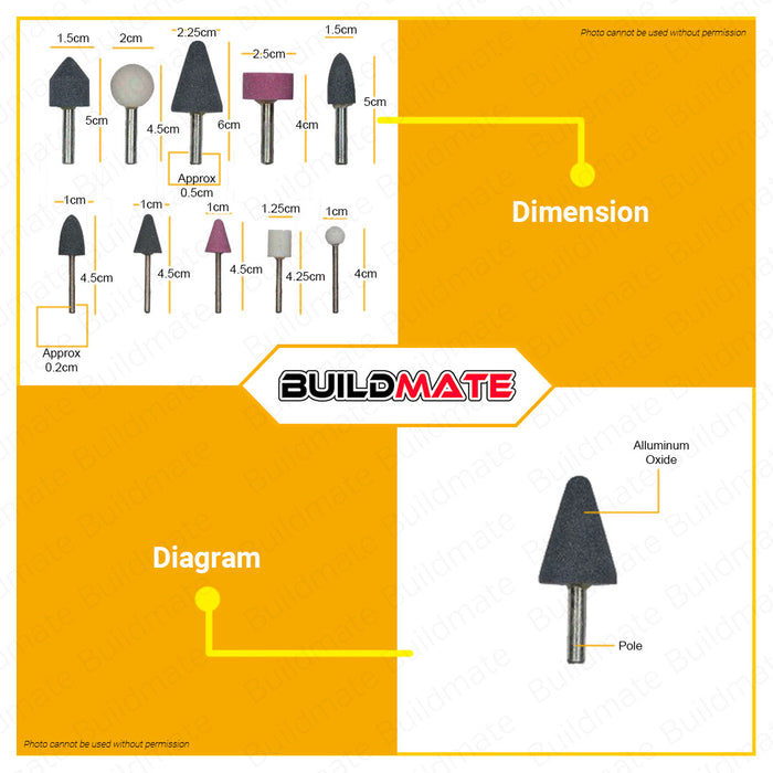 LOTUS Mounted Stone 10PCS/SET LMS1006 •BUILDMATE• LPA