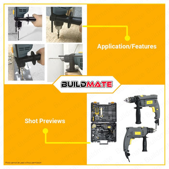 LOTUS Impact Drill 650W with DIY Tool Kit LTHD650XL •BUILDMATE• LUTOS