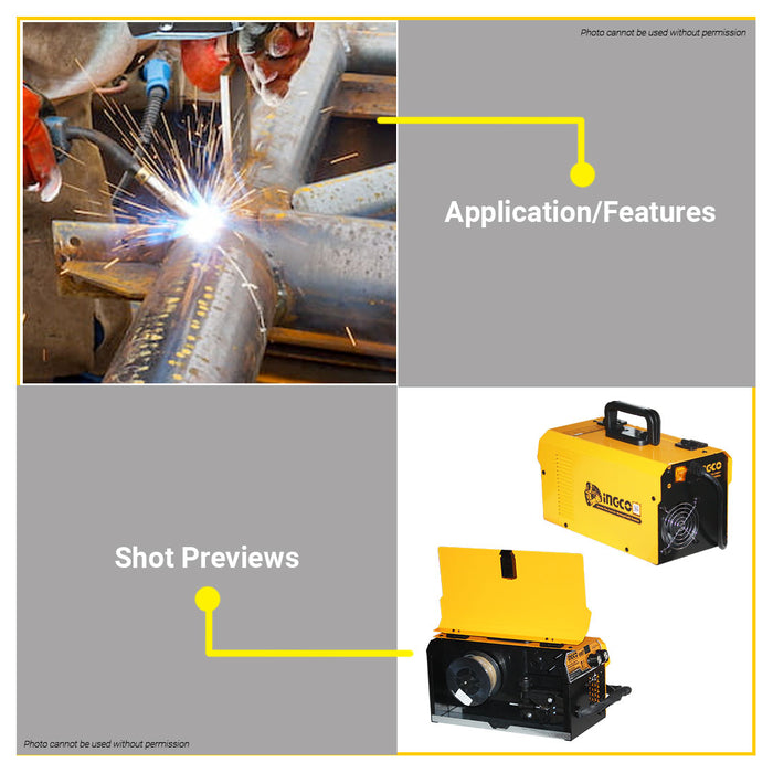 BUILDMATE Ingco 220A Inverter Migweld Flux Cord ARC Portable Welding Machine IGBT FC22012PL • IPT