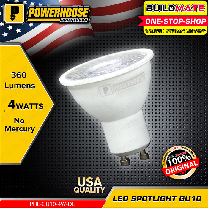 LIGHTHOUSE by Powerhouse LED Spotlight 4W GU10 DAY LIGHT 6500K | WARM WHITE 3000K SOLD PER PIECE •BUILDMATE• PHLH