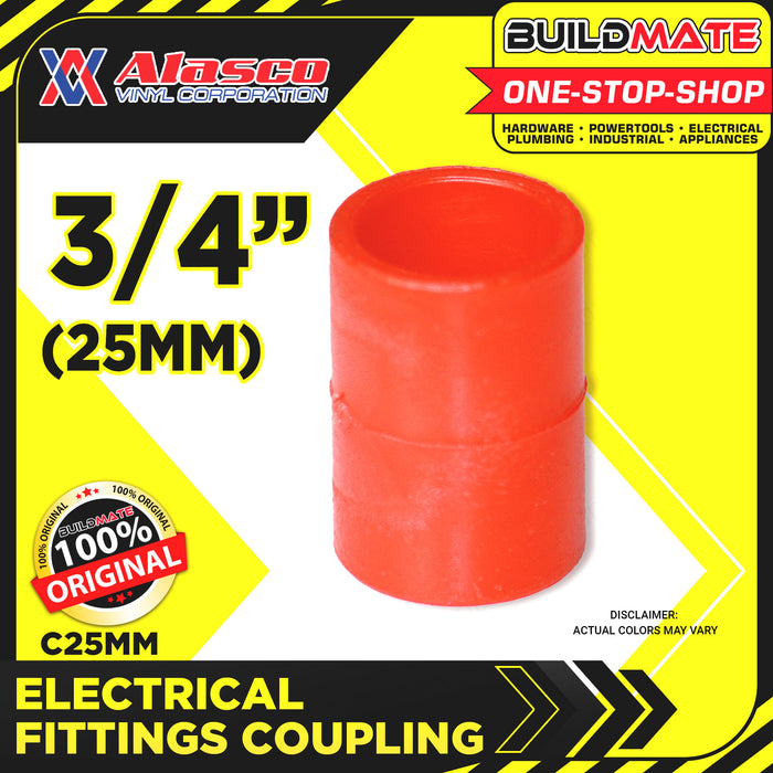 ALASCO 20mm-32mm Electrical Fittings Coupling 1/2", 3/4", 1" SOLD PER PIECE •BUILDMATE•