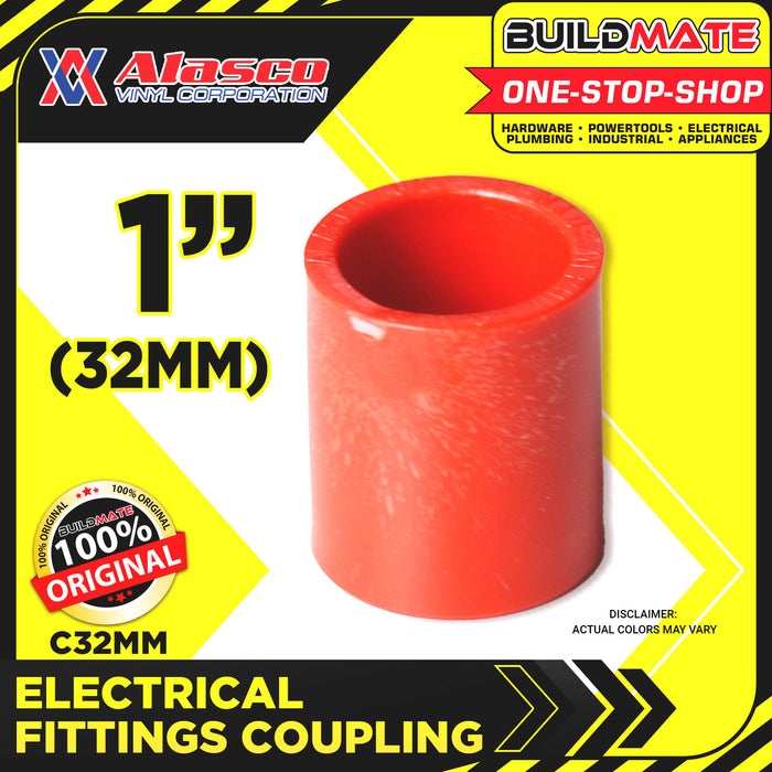 ALASCO 20mm-32mm Electrical Fittings Coupling 1/2", 3/4", 1" SOLD PER PIECE •BUILDMATE•