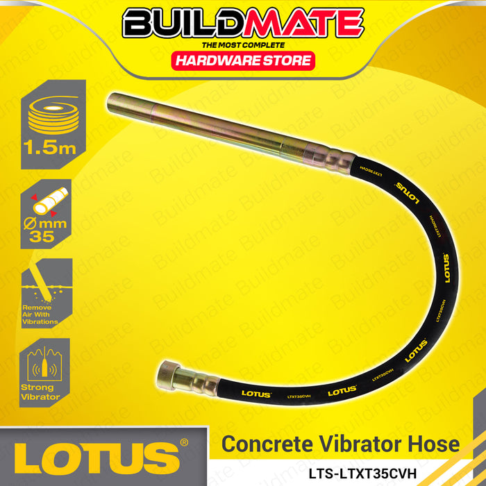 BUILDMATE Lotus Concrete Vibrator Hose  1.5m Portable (HOSE ONLY) LTXT35CVH - LHT