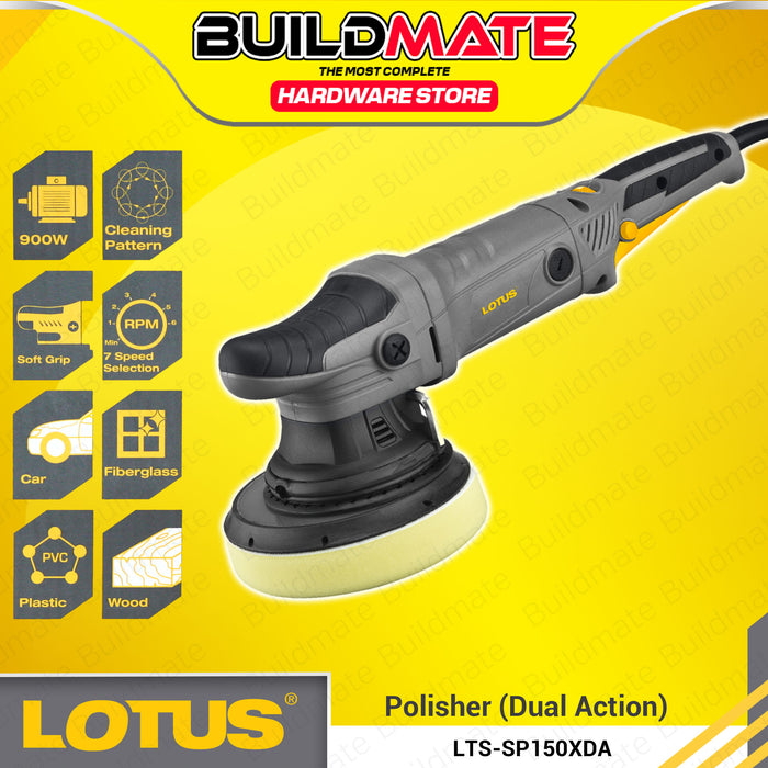 BUILDMATE Lotus 900W Dual Action Polisher 6" Inch Car Buffing Portable Electric Polishing Buffer Machine SP150X/DA - LPT