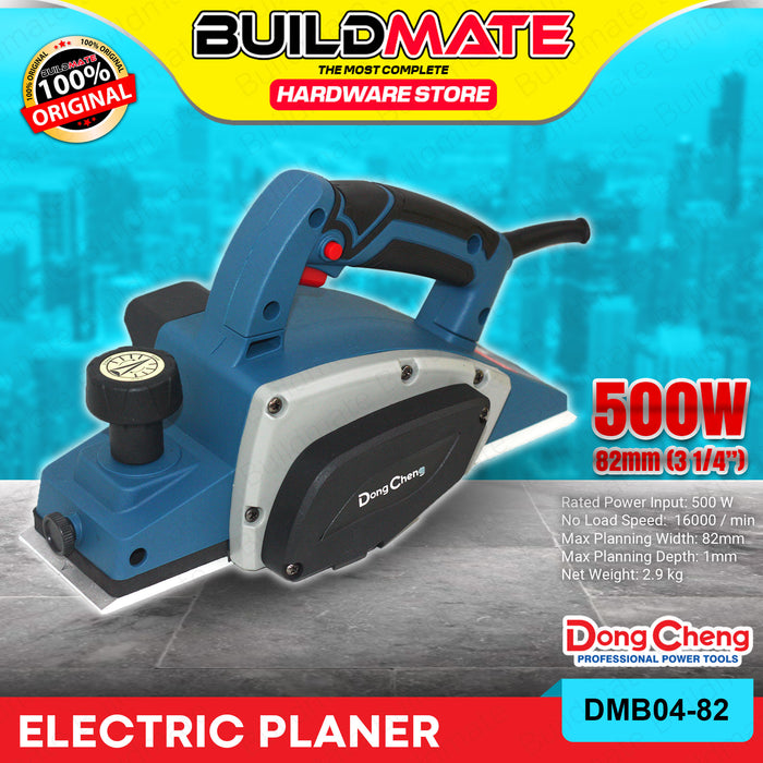 BUILDMATE Dong Cheng Electric Wood Planer 500W Wood Finishing Woodworking DMB04-82