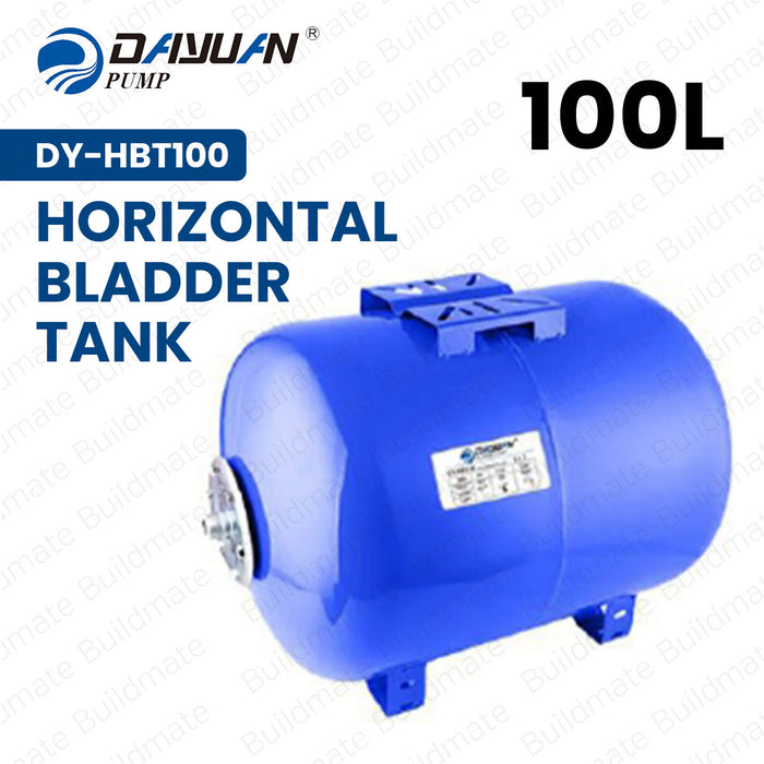 BUILDMATE Dayuan Horizontal Bladder Tank Pressure Water System Diaphragm Expansion Water Storage Tank (NO ACCESSORIES INCLUDED)