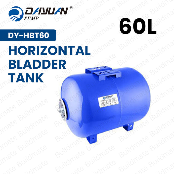 BUILDMATE Dayuan Horizontal Bladder Tank Pressure Water System Diaphragm Expansion Water Storage Tank (NO ACCESSORIES INCLUDED)