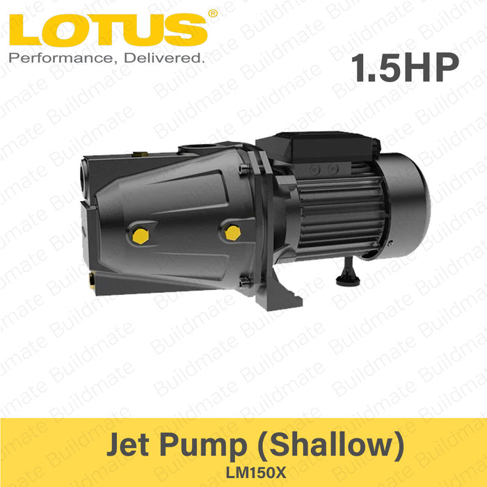 BUILDMATE Lotus Shallow Jet Pump 0.75HP - 1.5HP Water Transfer Shallow Well Booster Pump For Irrigation & Water Supply SOLD PER PIECE