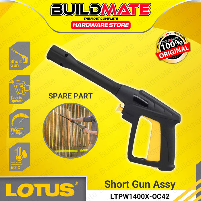 BUILDMATE Lotus Short Gun Assy SPARE PART Pressure Washer Water Spray Cleaning Trigger Wand - LSP