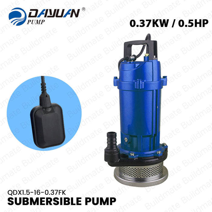 BUILDMATE Dayuan Submersible Pump 0.5HP / 0.75HP Copper Wire With Cast Aluminum Body Stormwater Sewage Septic Water Pump SOLD PER PIECE