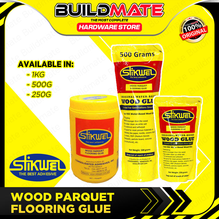 BUILDMATE Stikwel Wood Parquet Flooring Adhesive Glue 250g / 500g / 1kg