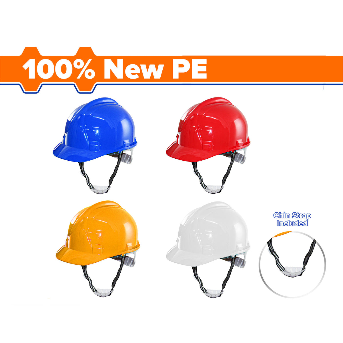 BUILDMATE Wadfow Safety Helmet Blue Yellow White Red Working