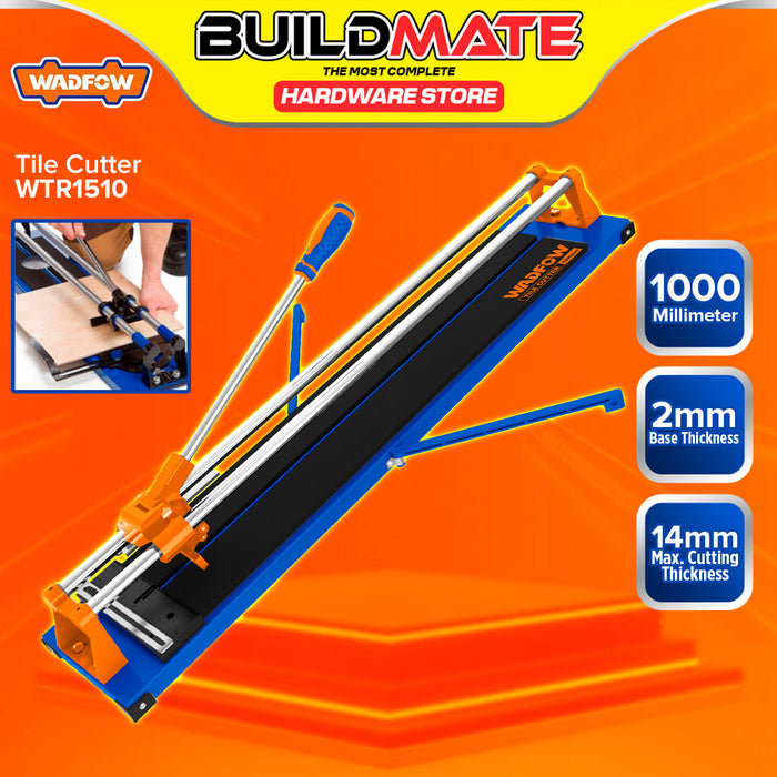 BUILDMATE Wadfow Tile Cutter 1000mm Beam Score Cutter Board Manual Porcelain Ceramic Tile Saw Trimmer Cutting Machine Tool WTR1510 - WHT