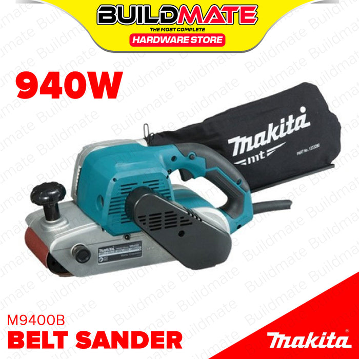 BUILDMATE Makita 940W Belt Sander  4″x24″ Inch Electric Sanding Belt Polisher Grinding Machine M9400B