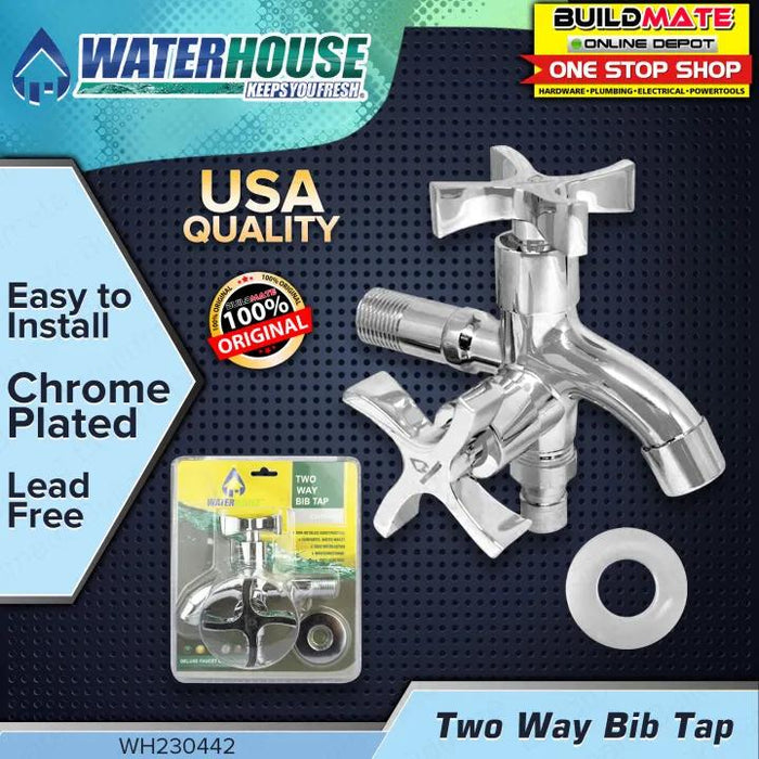 WATERHOUSE by POWERHOUSE 2 Way BIB Tap Faucet Cross Handle 230442 •BUILDMATE• PHWH