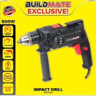 (COMBO SET) BUILDMATE Brand / Yamaweld 350A Inverter Welding Machine + 800W Angle Grinder + 800W Impact Drill + Shimaru Welding Gloves YAMA-BM-COMBO