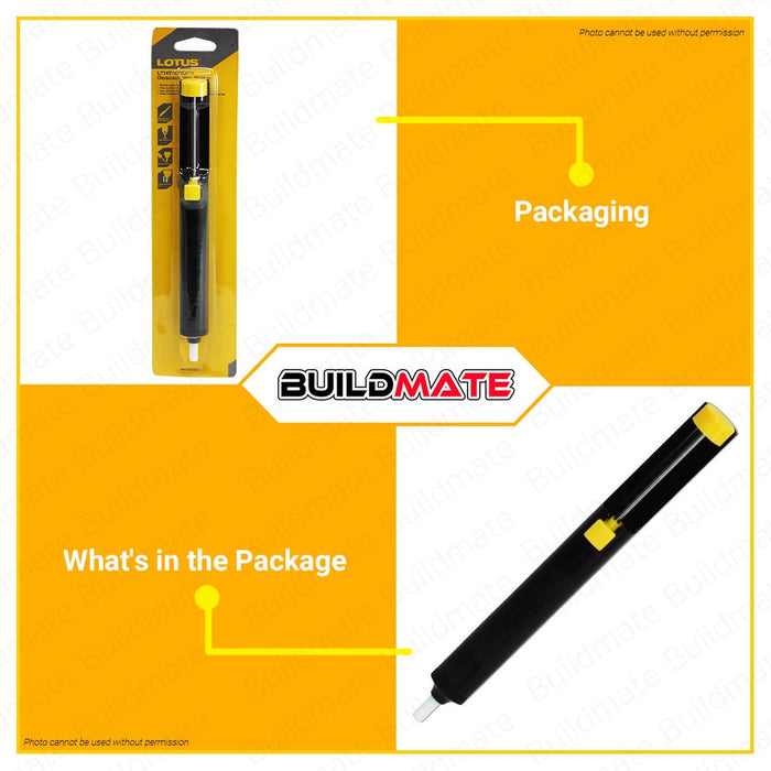 LOTUS Desoldering Pump LDPP12 •BUILDMATE• LHT LUTOS