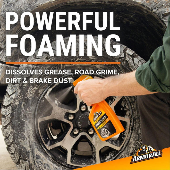 BUILDMATE Armor All 500ml Extreme Wheel & Tyre Cleaning with Powerful Foaming Formula Auto Car Care 170587