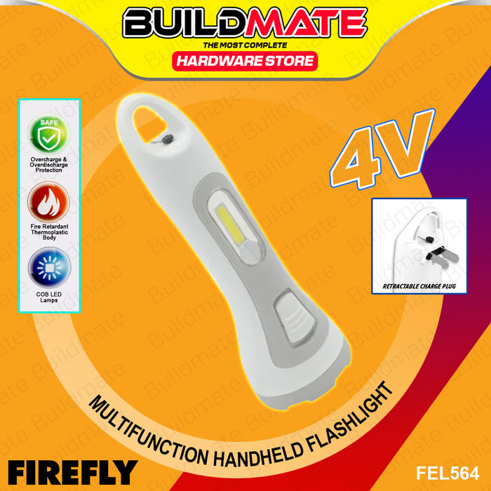 BUILDMATE Firefly Multifunction Handheld Flashlight LED Rechargeable Portable Emergency Torch Lamp Flash Light FEL564