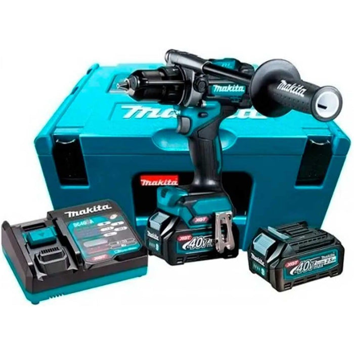 BUILDMATE Makita 40V XGT Reversible Cordless Hammer Driver Drill Concrete Chipping Gun HP001GD201