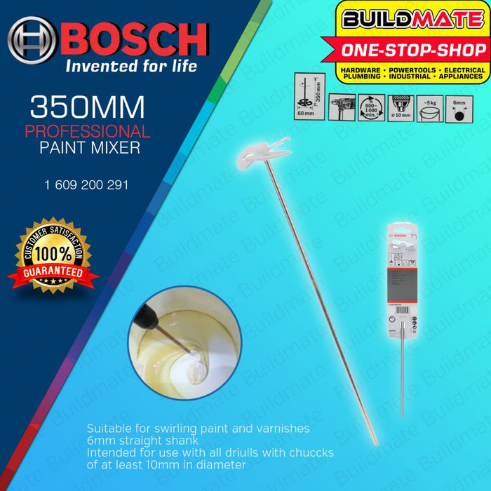 BUILDMATE Bosch 350MM Paint Mixer Attachment for Electric Drills Mixing Paints And Varnishes - BAX