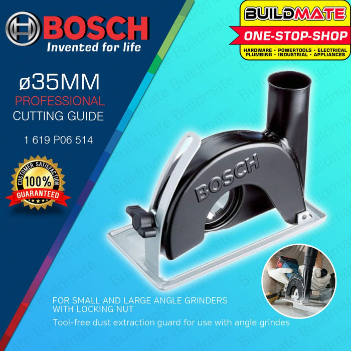 BUILDMATE Bosch 100MM Dust Extraction Guard Collection Attachment Cutting Guide 1619P06514 - BAX