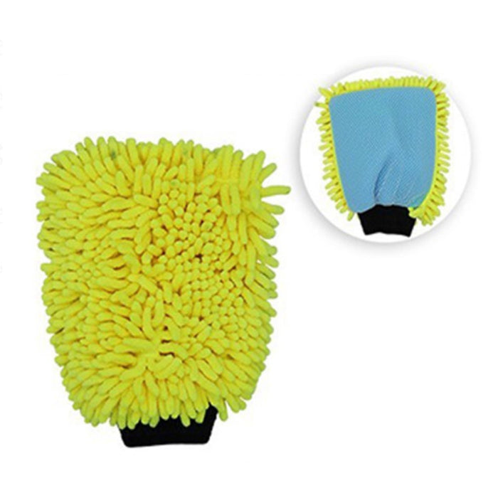 LOTUS Microfiber Dual Wash MITT Cleaning Gloves Cloth AA1270 •BUILDMATE Car Care•