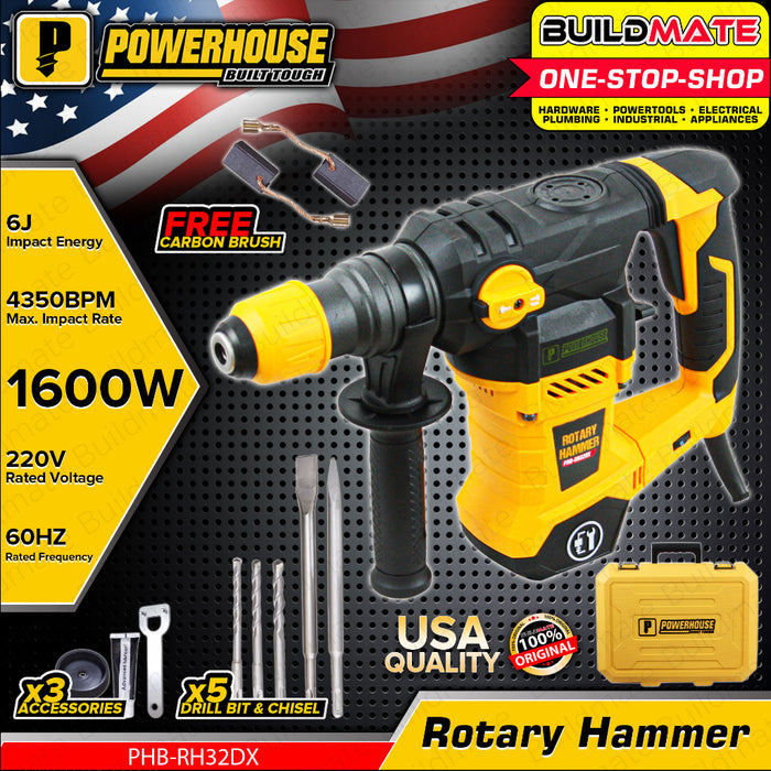 Workzone 1500w discount rotary hammer drill