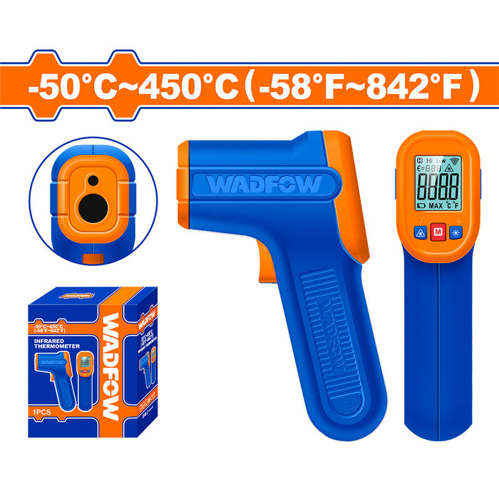 BUILDMATE Wadfow 50°C - 450°C Infrared Thermometer Temperature Auto Power Off WNT6501 - WPT