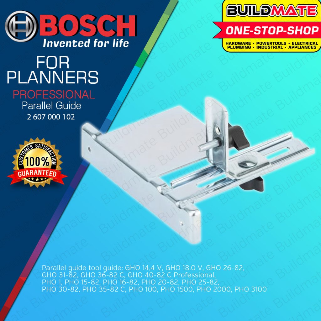 BUILDMATE Bosch Parallel Guide for Planer Without 45° Adjustment
