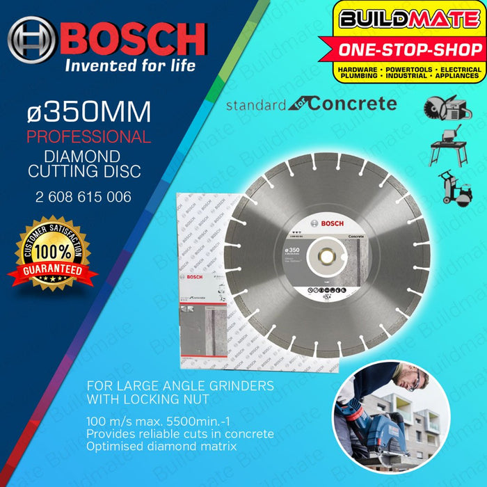 BUILDMATE Bosch 14" Inch Segmented Diamond Disc Cutting Blade Standard for Concrete 2608615006 - BAX