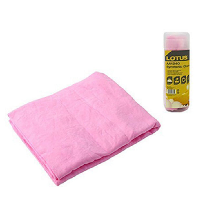 LOTUS Car Driving Super Absorbent Chamois Cleaning Drying Cloth 43x32cm AA1240 •BUILDMATE Car Care•