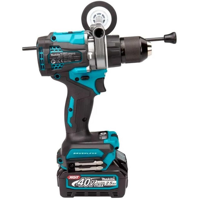 BUILDMATE Makita 40V XGT Reversible Cordless Hammer Driver Drill Concrete Chipping Gun HP001GD201